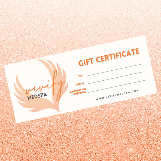 VIVIFY medspa e-gift certificate